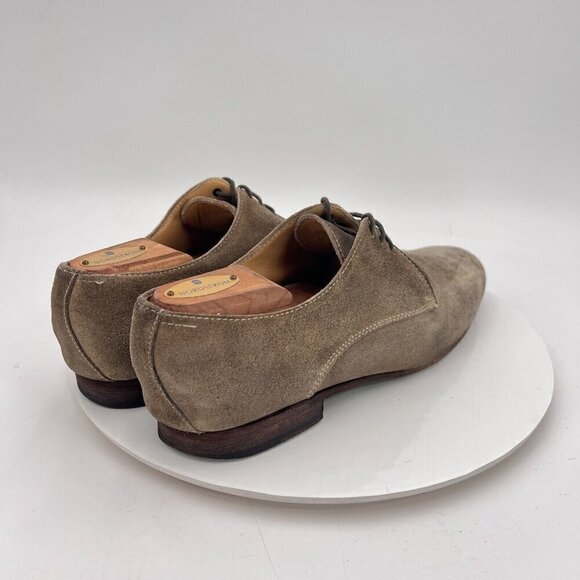 To Boot New York Adam Derrick Men Size 9 Brown Suede Plain Toe Derby Dress Shoes - Picture 5 of 15